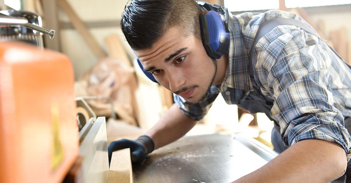 Image of apprentice working