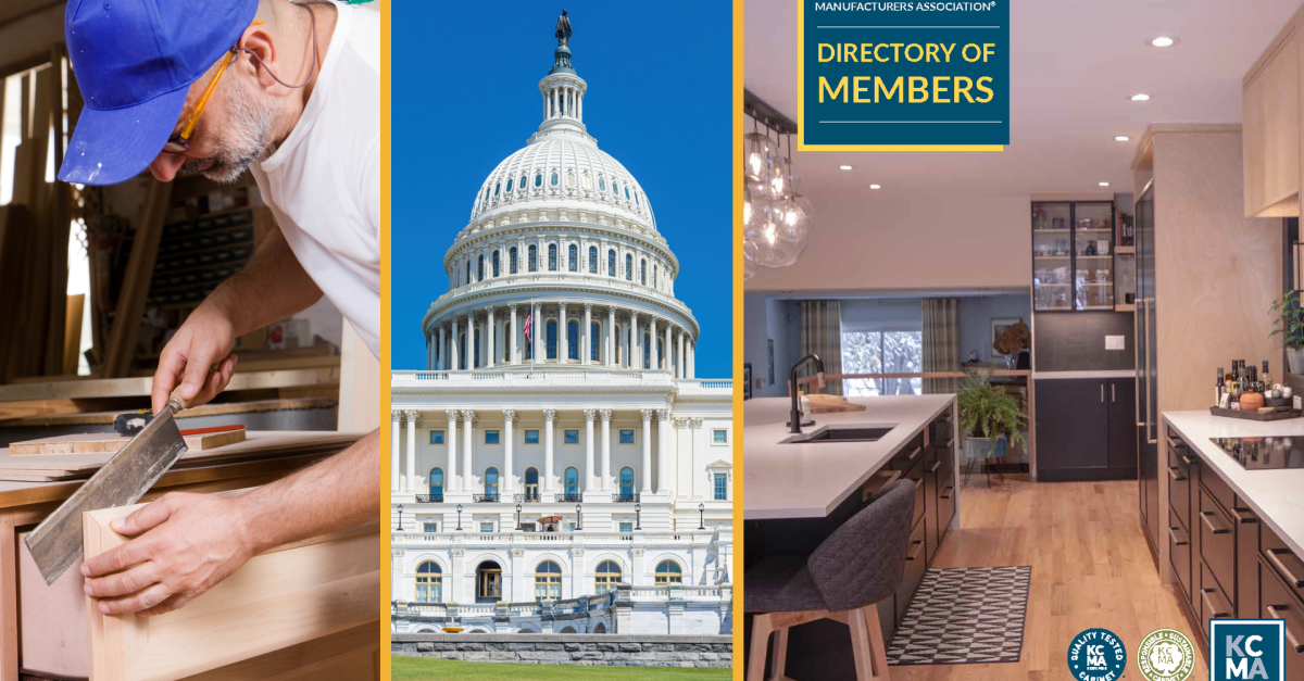 3 panel image. First image a man in a blue hat working on a cabinet drawer. Second image is the US Capitol. Image 3 is the cover of a Directory of Members